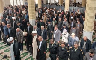 اقامه نماز جمعه به امامت حجه الاسلام رضایی امام جمعه مردم هرسین