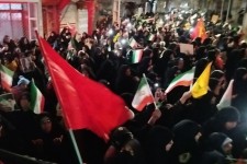 جمعیت خروشان مردم دارالمومنین هرسین در خون‌خواهی رهبر شهید