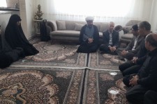 دیدار با خانواده شهید پیام رجبی در هرسین