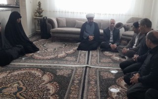 دیدار با خانواده شهید پیام رجبی در هرسین