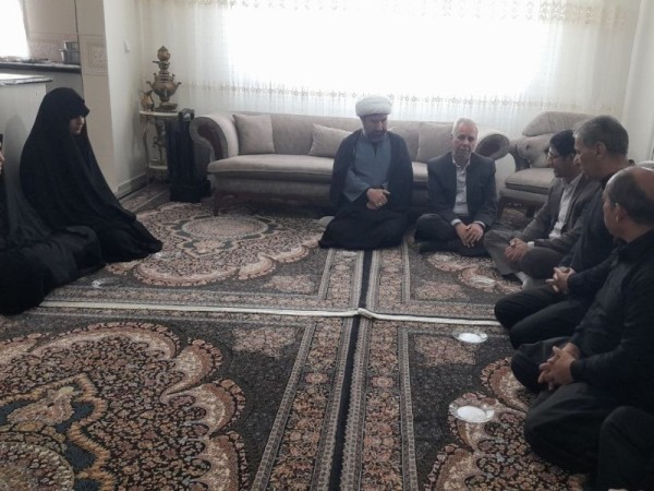 دیدار با خانواده شهید پیام رجبی در هرسین