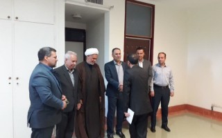 مراسم تودیع و معارفه رئیس اداره بنیاد مسکن شهرستان هرسین