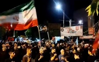 اقامه عزای حسینی در ششمین شب از ماه محرم در هرسین