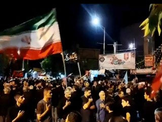 اقامه عزای حسینی در ششمین شب از ماه محرم در هرسین