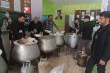 موکب شهدای شهرستان هرسین در مشهد الرضا مستقر شد