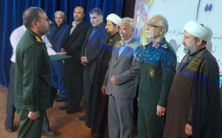 آیین تکریم و معارفه فرمانده سپاه ناحیه هرسین برگزار شد