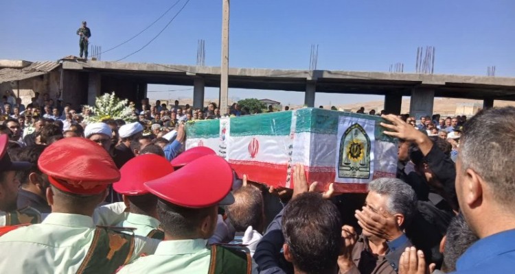 تشییع پیکر شهید والامقام سرهنگ دوم محسن چهری در هرسین
