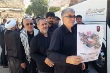 اعزام کاروان مردمی از هرسین جهت مراسم تشییع پیکر رهبر شهید
