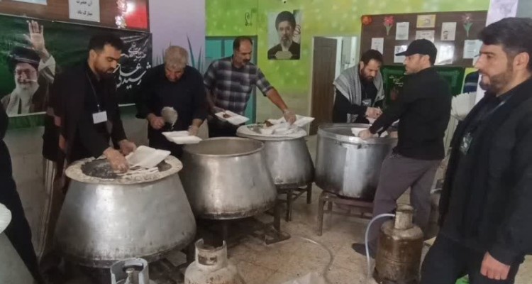 موکب شهدای شهرستان هرسین در مشهد الرضا مستقر شد
