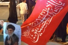 مراسم تشییع نمادین و وداع با قائد امت در هرسین