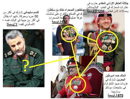 قاسم سلیمانی در مقابل ژنرال های عرب قاسم سلیمانی در مقابل ژنرال های عرب