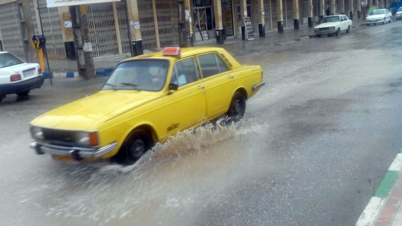 تصاویری از بارش رحمت الهی در هرسین