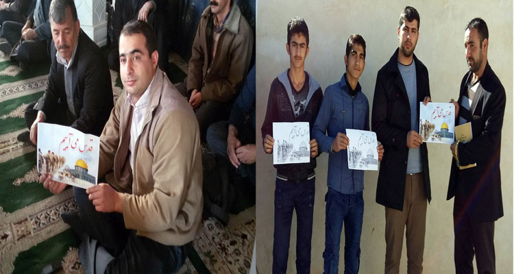 مردم هرسین به کمپین قدس می آییم پیوستند+تصویر