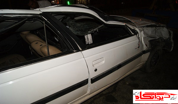 واژگونی یک دستگاه پژو پارس و مصدومیت 3نفر در محور هرسین به نورآباد