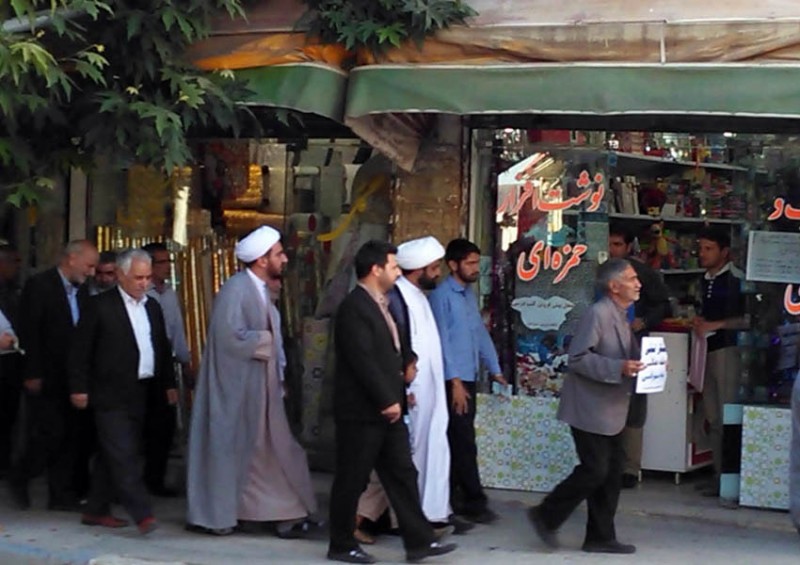 مانور "تذکر لسانی، وظیفه همگانی" در هرسین برگزار شد +تصویر