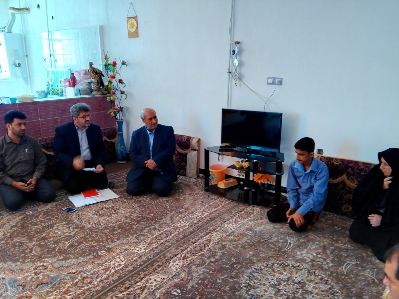 دیدار با خانوده های تحت حمایت کمیته امداد در هرسین+تصویر