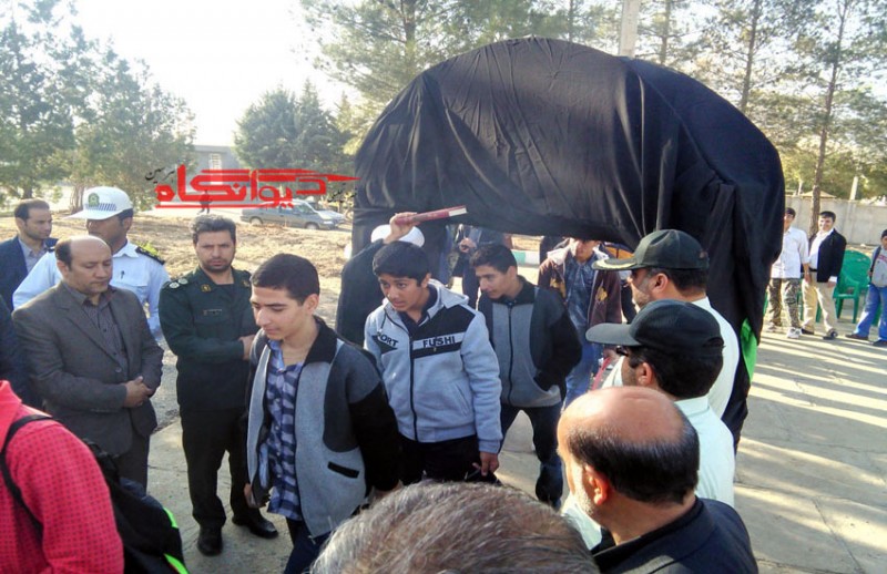 اعزام 365نفر از دانش آموزان هرسینی به مناطق عملیاتی غرب کشور+تصویر