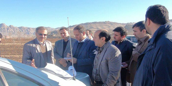 بازدید فرماندار و مسئولین شهرستان از روستاهای بخش مرکزی هرسین