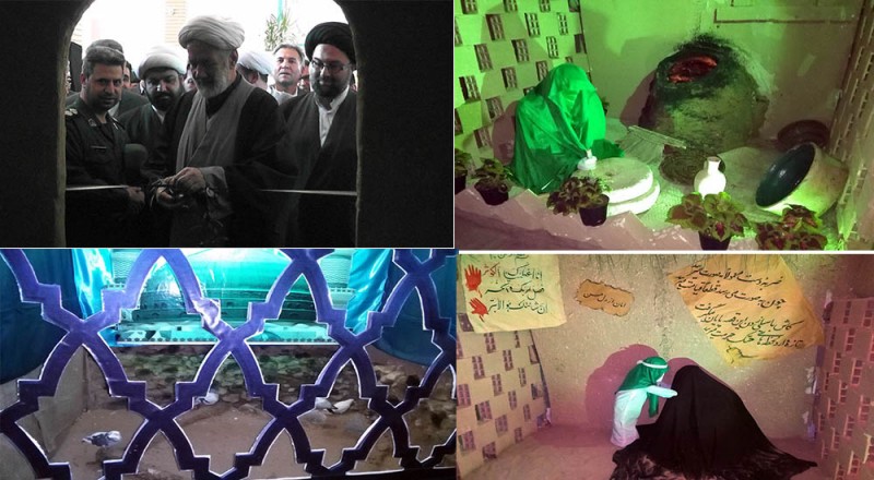 افتتاح نمایشگاه فاطمیه در هرسین+تصویر