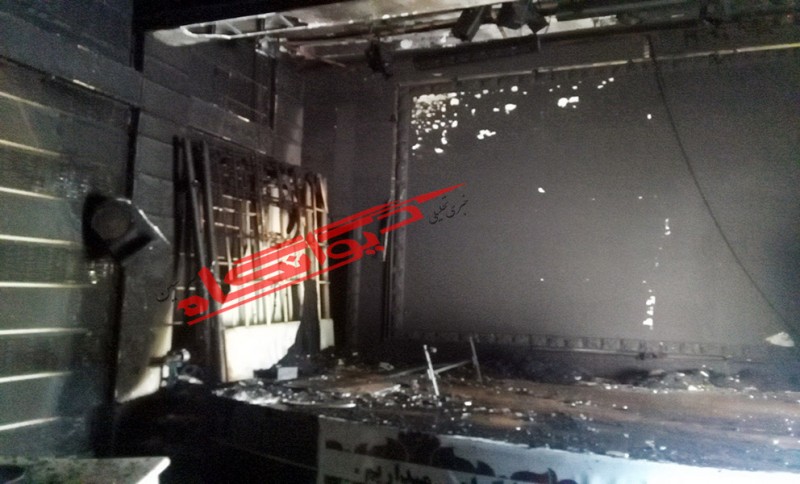 سالن فرهنگ و هنر اداره ارشاد اسلامی هرسین طعمه حریق شد سالن فرهنگ و هنر اداره ارشاد اسلامی هرسین طعمه حریق شد