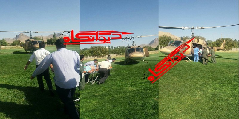 مصدومیت دو موتور سوار در دو سانحه رانندگی  هرسین/انتقال مصدوم با اورژانس هوایی به مرکز استان