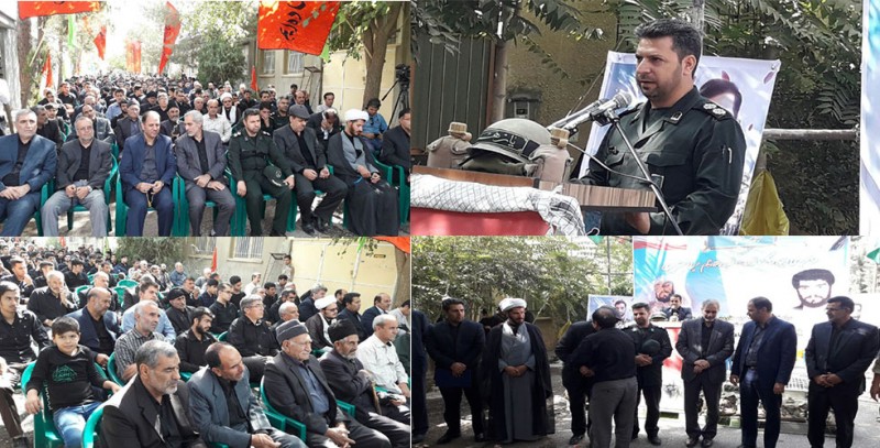 مراسم سی امین سالگرد شهادت شهید میرزا جعفر پیری در هرسین+تصویر