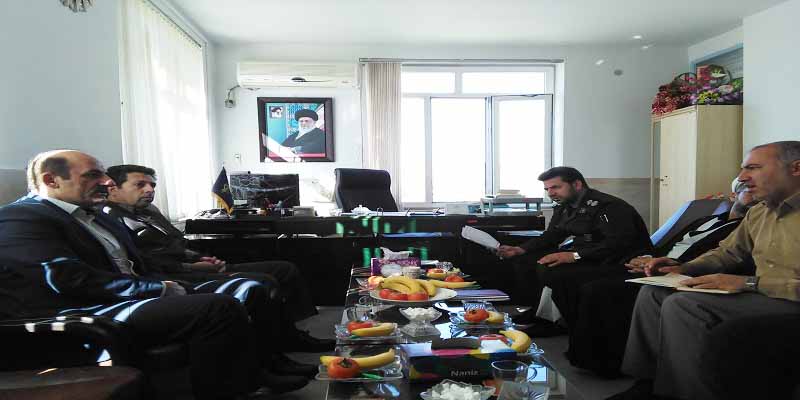 جلسه پشتیبانی برگزاری برنامه های هفته بسیج دانش آموزی در هرسین