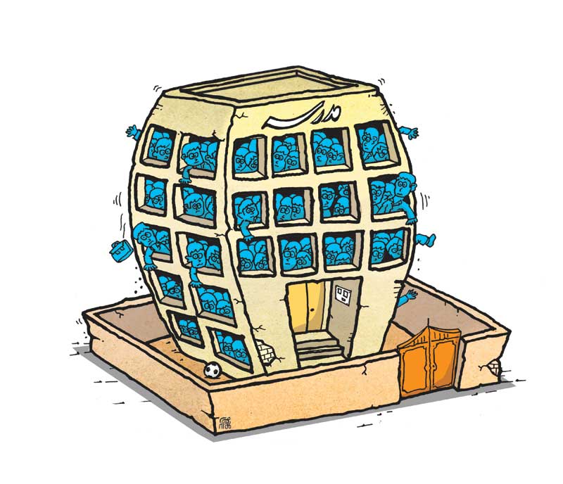 کمبود فضاهای آموزشی 