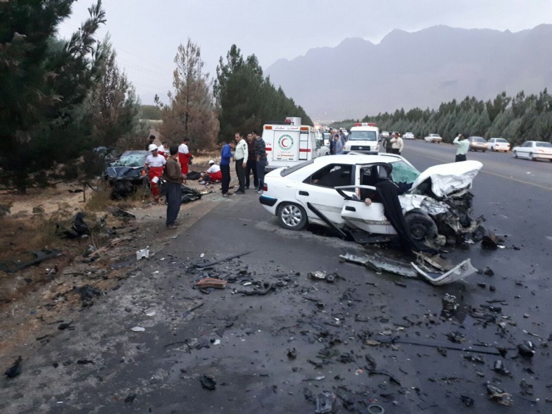 شش کشته در تصادف وحشتناک  محور هرسبن به پلیسراه