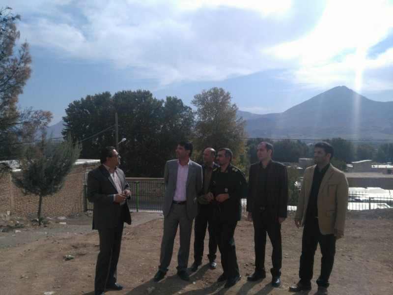 بازدید فرمانده سپاه ناحیه  و شهردار هرسین از فعالیتهای عمرانی قرارگاه جوادالائمه(ع)