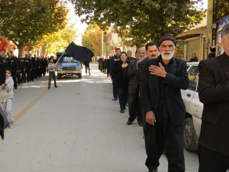 مراسم سالروزرحلت پیامبر اسلام (ص)وشهادت امام حسن مجتبى(ع)در هرسین برگزار شد