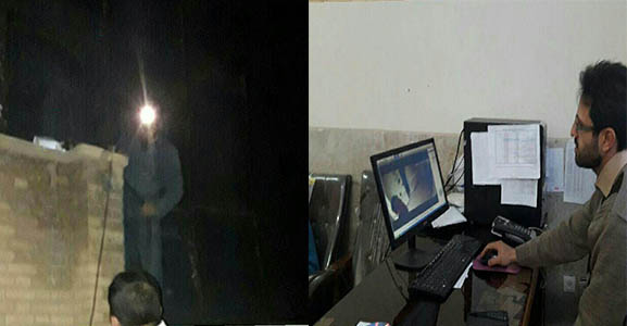 نصب دوربین مدار بسته توسط افراد خیّر در مدرسه استثنایی مشعل دانش هرسین