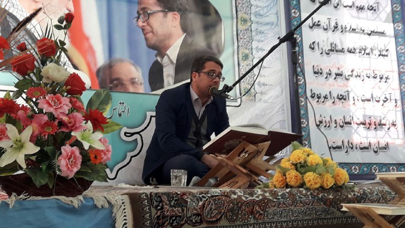 فیلم//تلاوت «وحید نظریان» در محفل قرآنی 