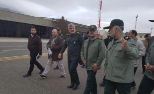 حضور فرمانده کل سپاه در مناطق زلزله زده کرمانشاه