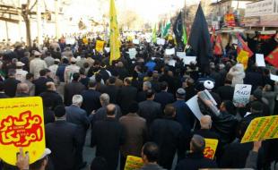  دریای خروشان مردم کرمانشاه در محکومیت اغتشاشات اخیر 