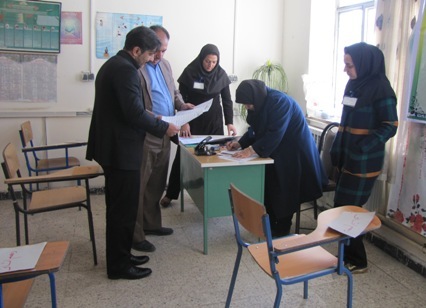 برگزاری آزمون الکترونیکی برای اولین بار در بیستون 