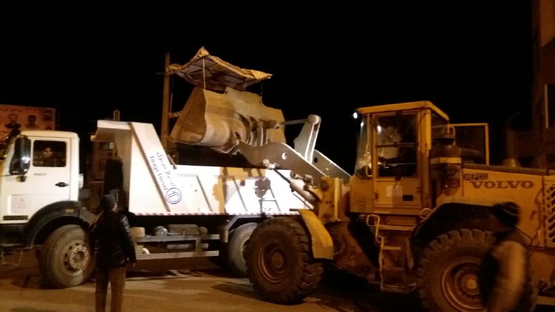 اجرای ادامه طرح جهادی و ضربتی رفع سد معبر در هرسین