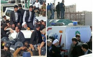 سرپل ذهاب؛ بدون توقف/ از خشکشویی همراه روحانی تا سخنرانی سانروفی در مسکن مهر