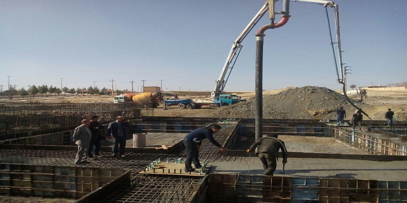 آغاز عملیات بتن ریزی پروژه تالار ملل در هرسین آغاز عملیات بتن ریزی پروژه تالار ملل در هرسین