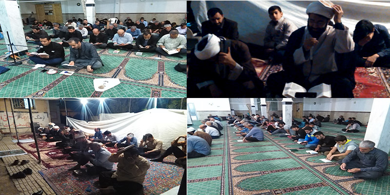 مراسم احیاء اولین شب از لیالی قدر در هرسین برگزار شد+تصویر