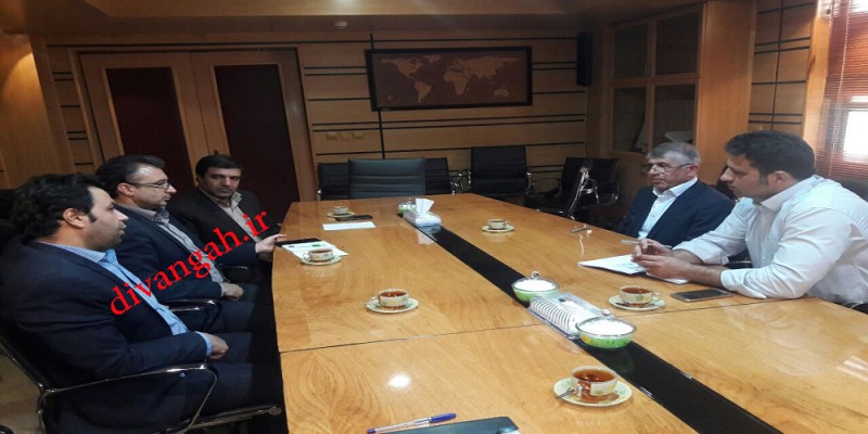 نشست مدیر کل فنی و حرفه ای استان با مدیر عامل  پتروشیمی کرمانشاه(آمونیاک)