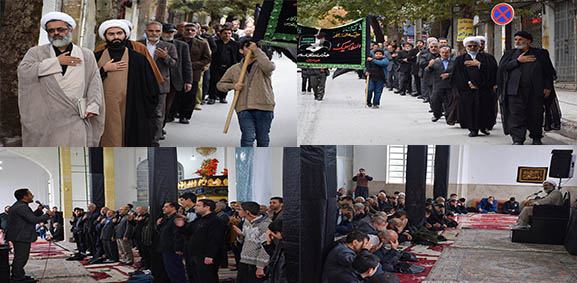 مراسم عزاداری رحلت پیامبر گرامی اسلام (ص)و شهادت امام حسن مجتبی (ع) درهرسین برگزار شد+عکس