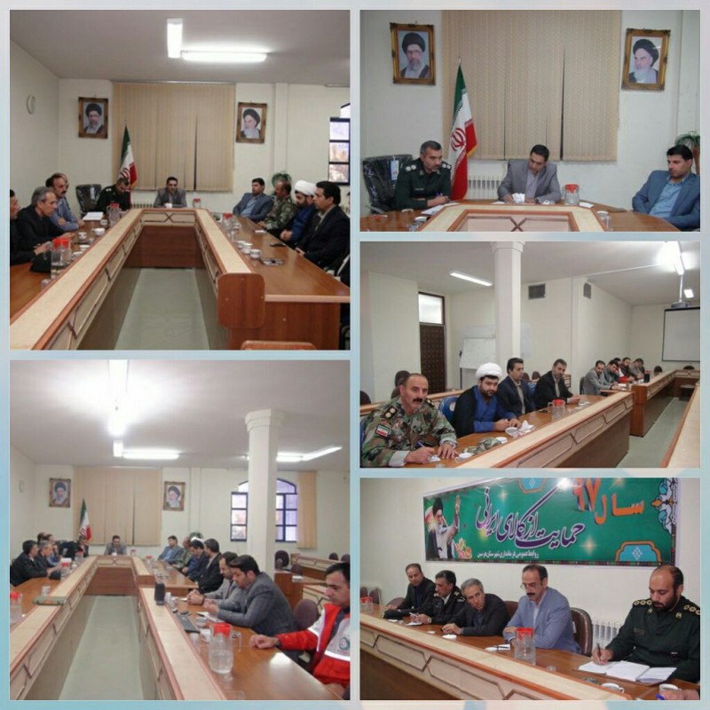 جلسه گرامیداشت هفته بسیج در شهرستان هرسین 