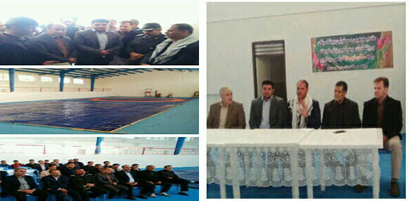 پایان عملیات نوسازی و تجهیز 5 سالن  مجموعه ورزشی شهدای هرسین