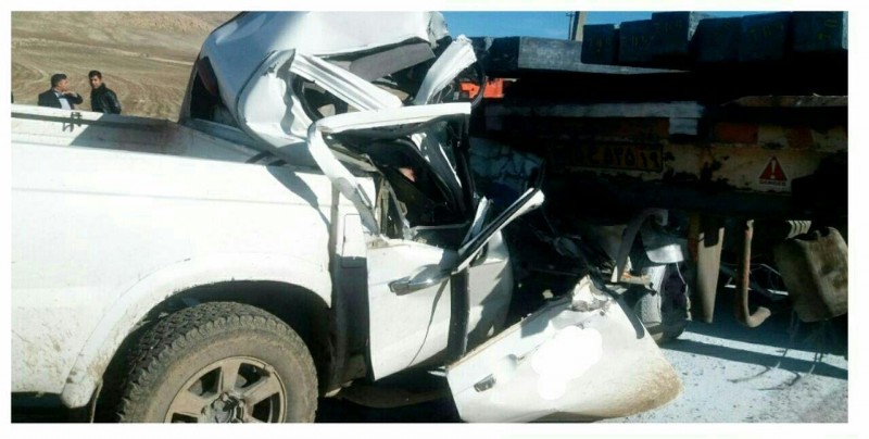 تصادف در محور هرسین _ پلیس راه سه کشته برجا گذاشت