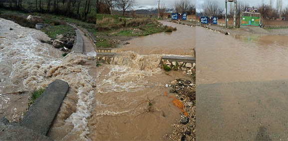 کلیه راه های ارتباطی روستاهای بخش مرکزی باز است/ در بخش کشاورزی و دامی تا به حال خسارتی گزارش نشده است  