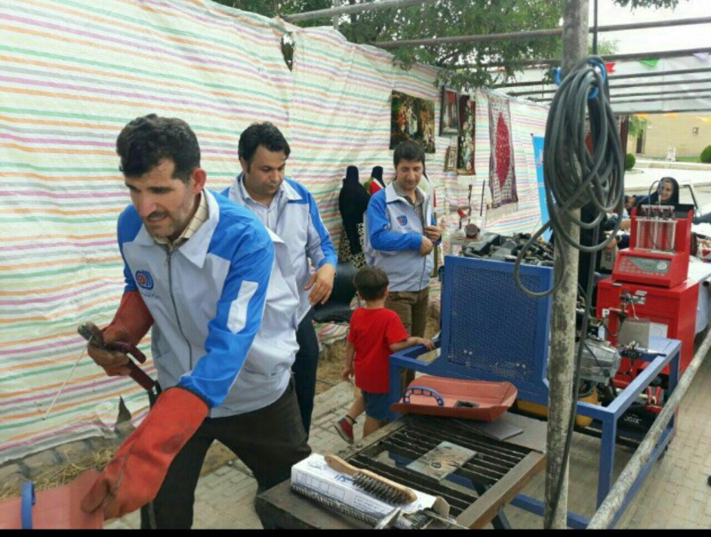 ایستگاه مهارت در شهرستان هرسین برپا شد 