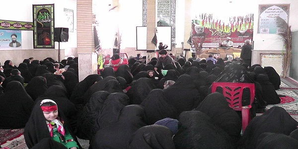 برگزاری هفتمین روز مراسم شهادت سردار سپهبد حاج قاسم سلیمانی در هرسین