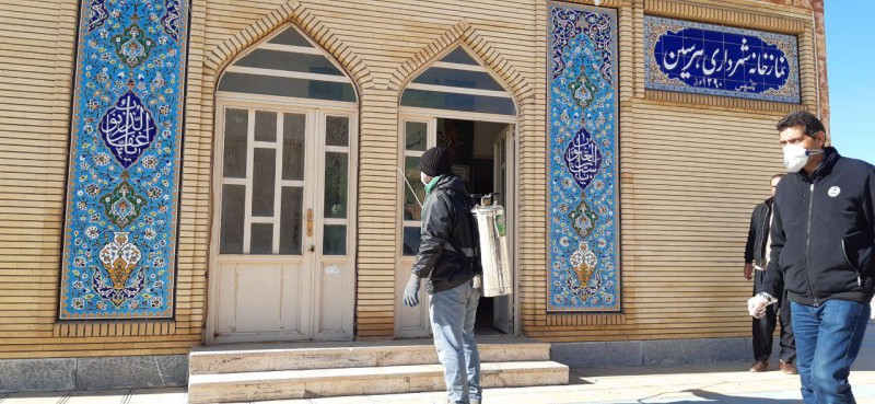 آغاز عملیات ضدعفونی و گندزدایی در اماکن عمومی هرسین 
