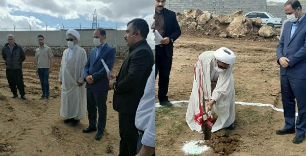 ‍ کلنگ زنی سردخانه ۲۰۰۰ تنی هرسین